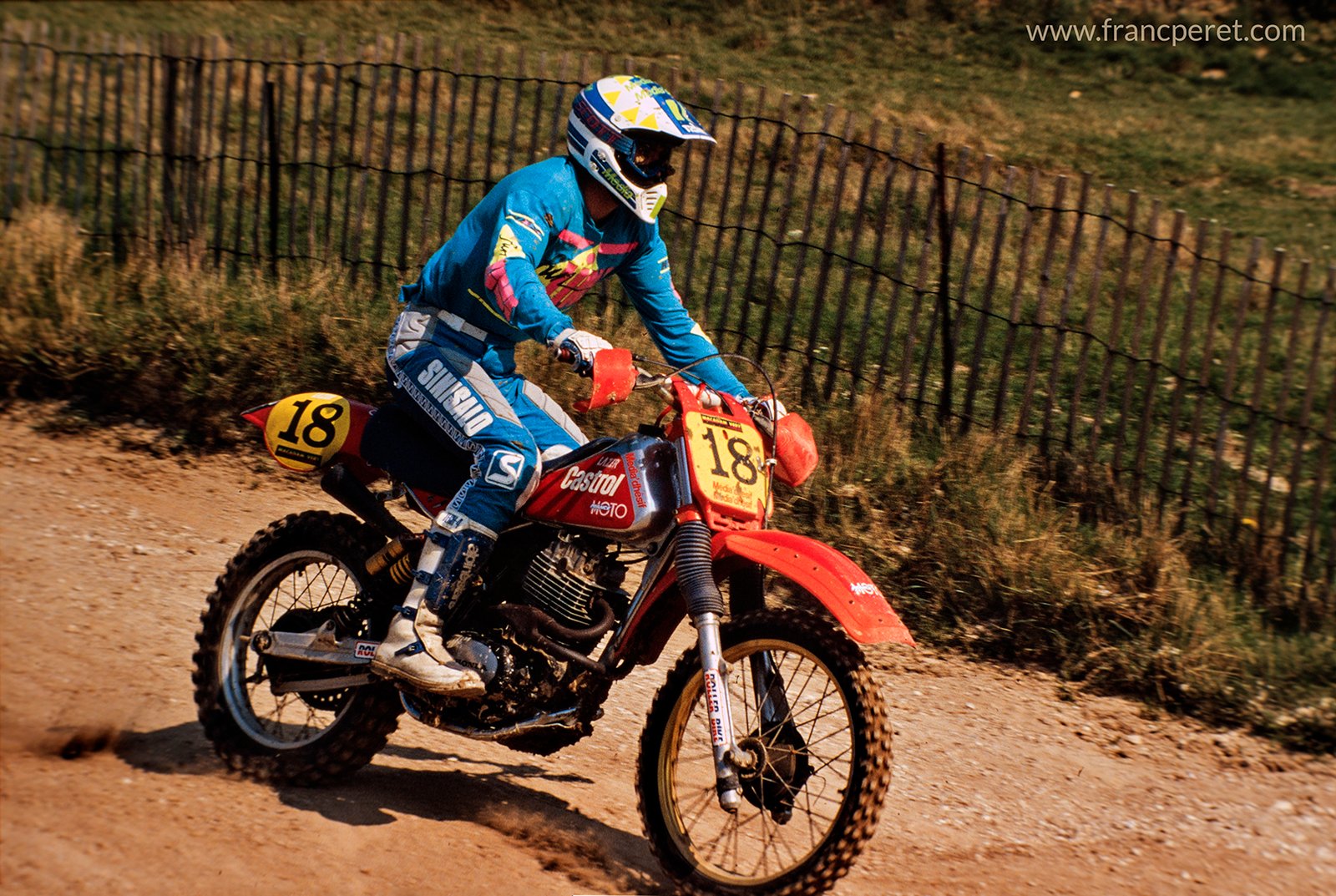 To keep fit and to experiment new sensation, I owned a bike to race on Motocross tracks