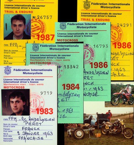 Some of my International race licence