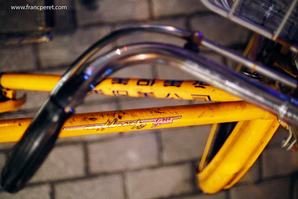 Yellow Bike build to last according the Brand name: 